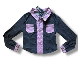 DollsKill | Current Mood NWOT’s Moto Pocket Cyber Y2K Goth Grunge Jacket